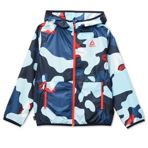 Reebok Kids Swim Jacket - Blue and Red Camo